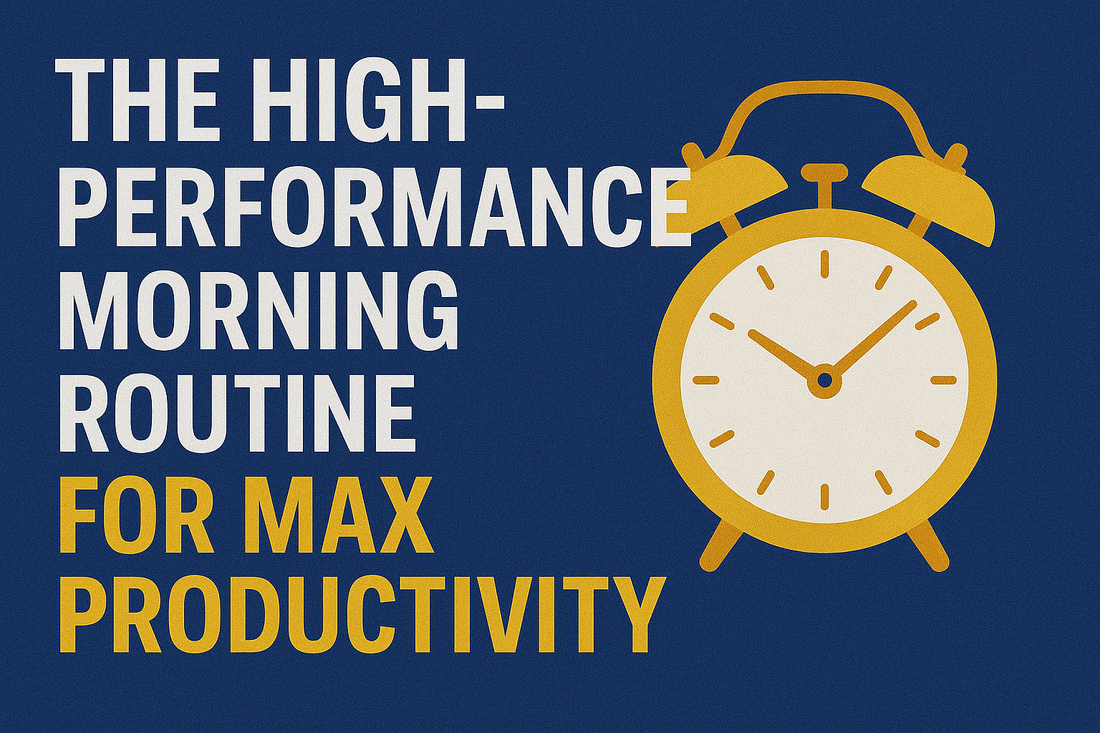 The High-Performance Morning Routine for Max Productivity