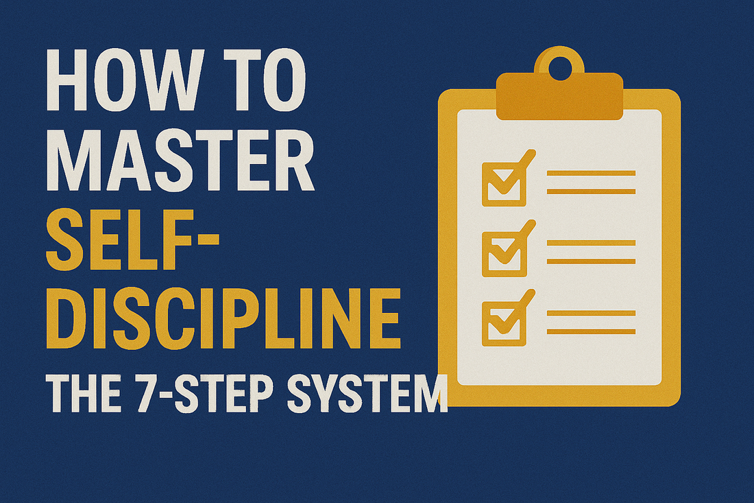 How to Master Self-Discipline: The 7-Step System