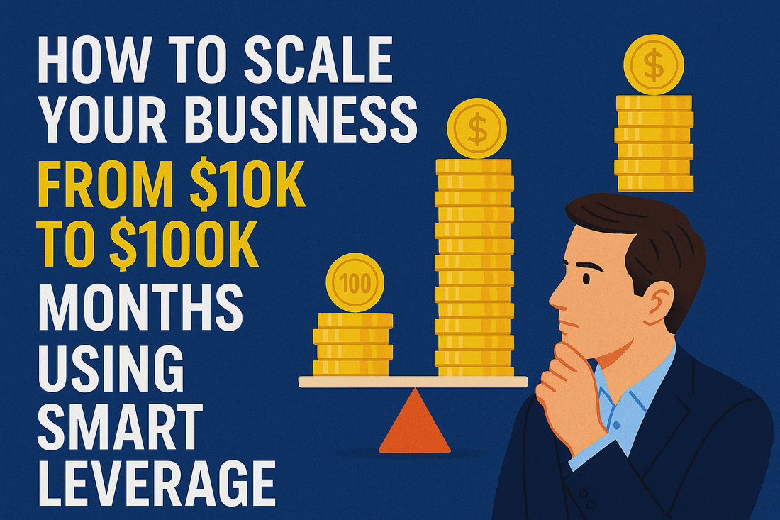 How to Scale Your Business From $10K to $100K Months Using Smart Leverage