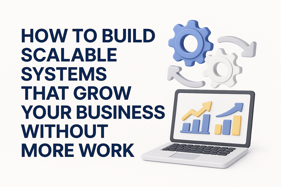 How to Build Scalable Systems That Grow Your Business Without More Work