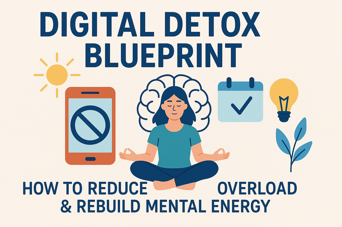 Digital Detox Blueprint: How to Reduce Screen Overload & Rebuild Mental Energy