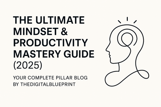 The Ultimate Mindset & Productivity Mastery Guide (2025) — Your Complete Pillar Blog by TheDigitalBlueprint