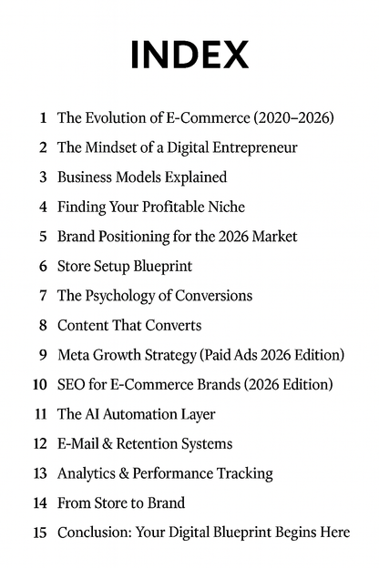 E-Commerce Campus 2026 | Build, Automate & Scale Your Online Business | by TheDigitalBlueprints