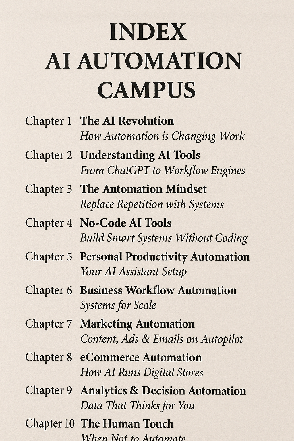 AI Automation Campus (2026 Edition) — Master AI Tools, Automate Workflows & Scale Your Digital Business | TheDigitalBlueprints