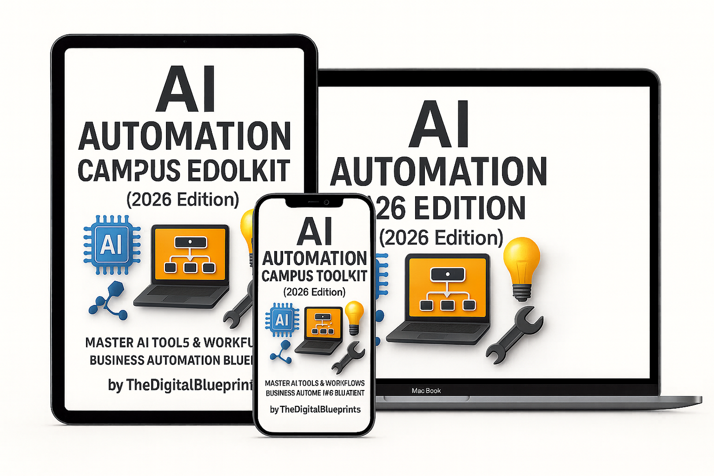 AI Automation Campus Toolkit (2026 Edition) | Master AI Tools & Workflows | Business Automation Blueprint by TheDigitalBlueprints