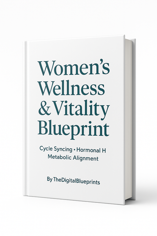 Women’s Wellness & Vitality Blueprint: The Complete Cycle Syncing & Hormonal Health Guide