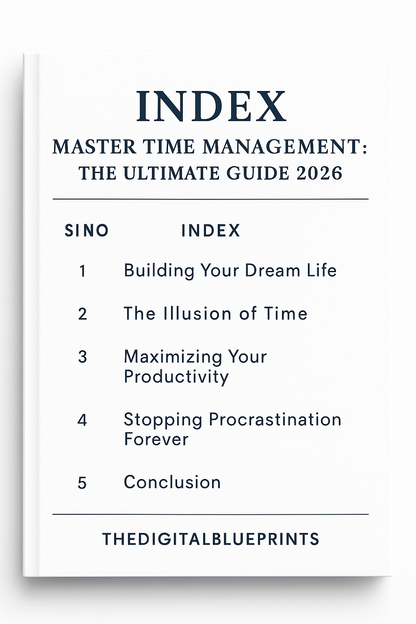 Time Management Mastery 2026: Practical Guide to Productivity, Focus & Success | TheDigitalBlueprints