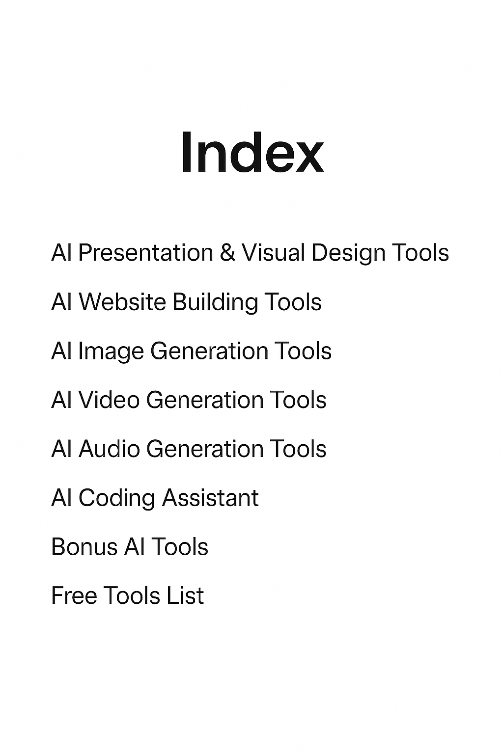 TheDigitalBlueprints: The Ultimate AI Tools Guide (2025)