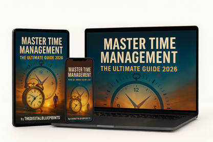 Time Management Mastery 2026: Practical Guide to Productivity, Focus & Success | TheDigitalBlueprints