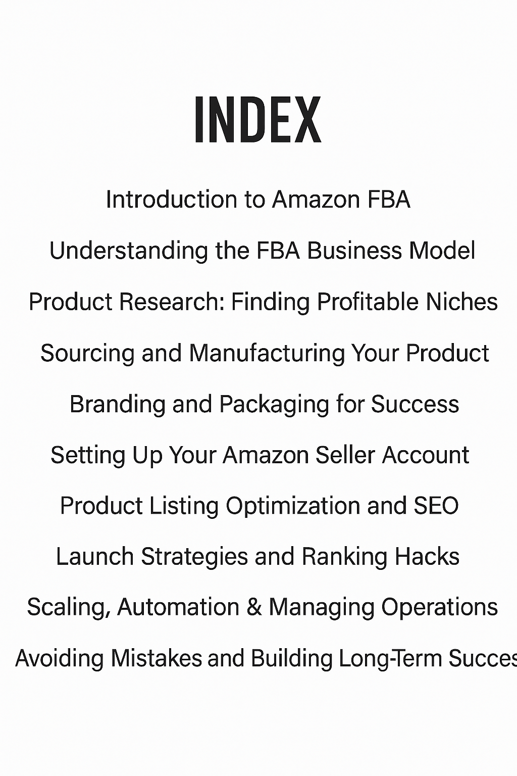 Amazon FBA Success Blueprint 2026: The Complete Guide to Building, Scaling & Automating a Profitable FBA Business