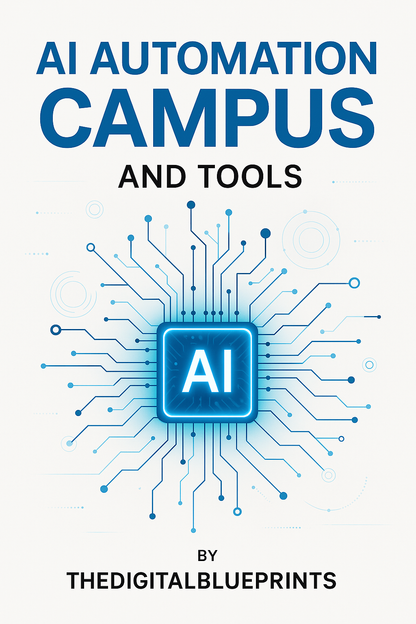 AI Automation Campus (2026 Edition) — Master AI Tools, Automate Workflows & Scale Your Digital Business | TheDigitalBlueprints